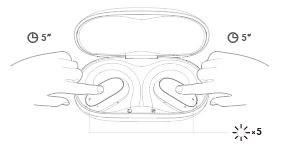 QCY 골전도 블루투스 이어폰 무선 페어링 연결방법